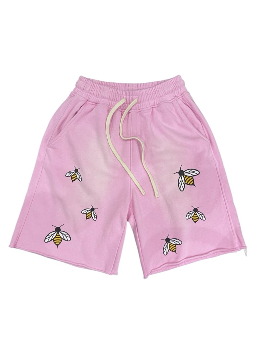 ARPINSHOLIS Bubble Gum Pink Fleece Cotton Shorts Size Small